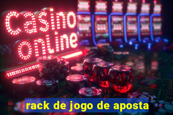 rack de jogo de aposta